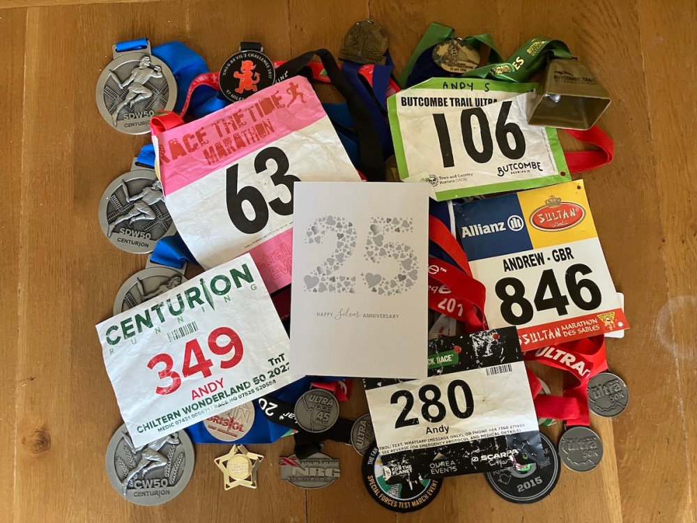 Celebrating 25 years of marriage – and marathon running